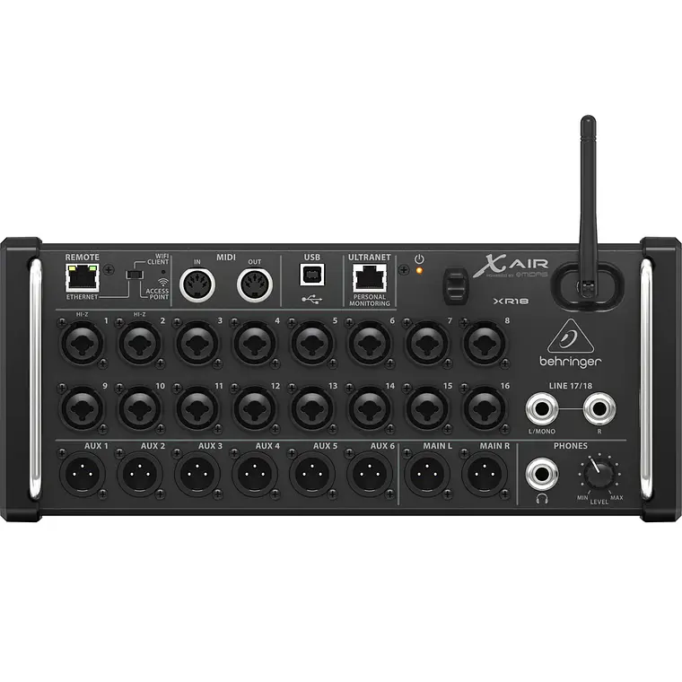 Behringer XR18 X AIR Mezcladora Digital de 18 Canales 2