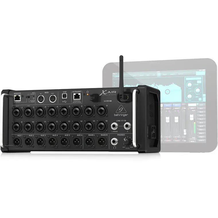 Behringer XR18 X AIR Mezcladora Digital de 18 Canales 6