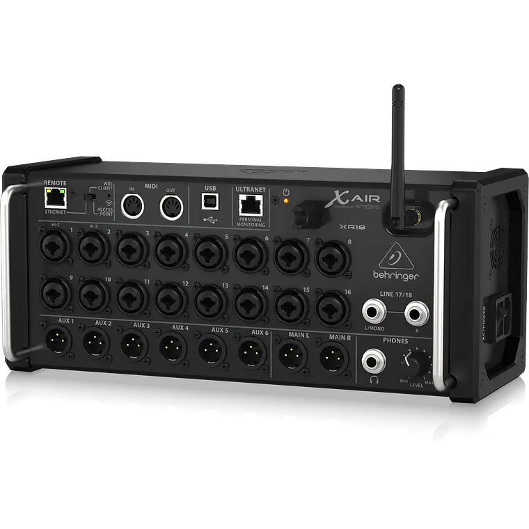 Behringer XR18 X AIR Mezcladora Digital de 18 Canales 8