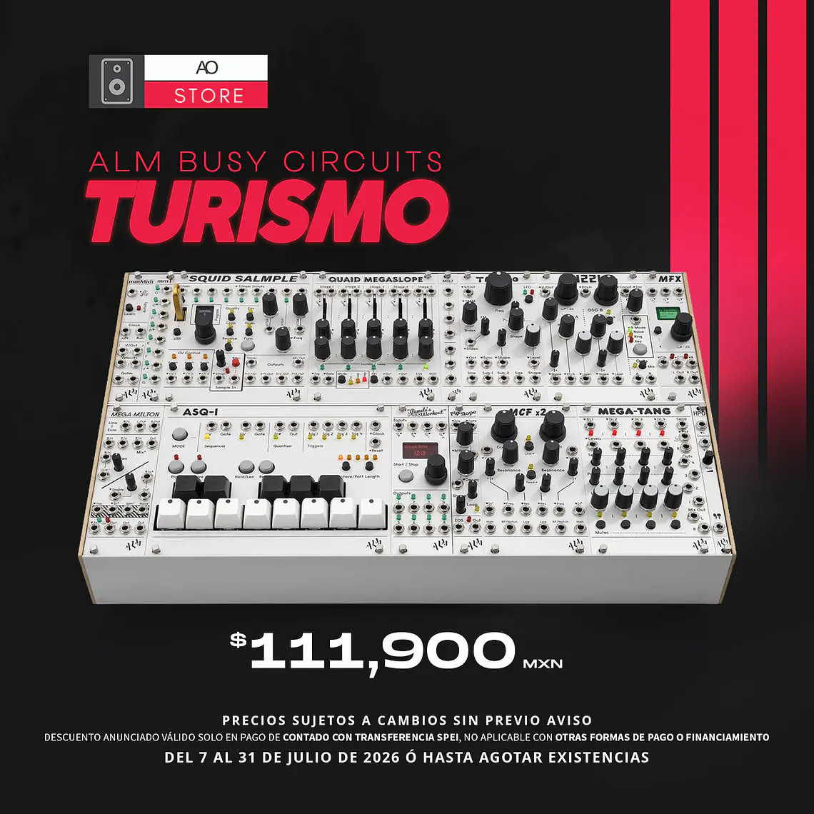ALM Busy Circuits Turismo Sintetizador Modular Eurorack 1