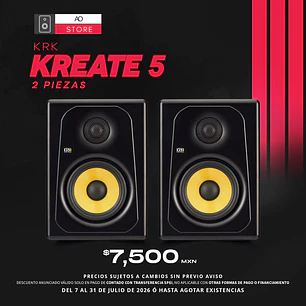 KRK Kreate 5 Monitores de Estudio (2 Piezas)