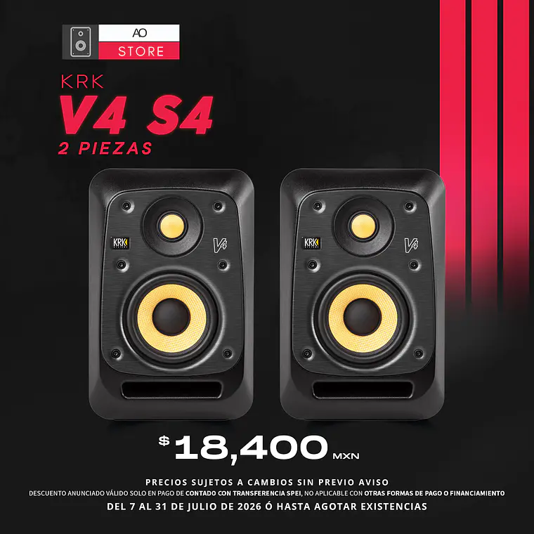 KRK V4 S4 Monitores de Estudio (2 Piezas) 1