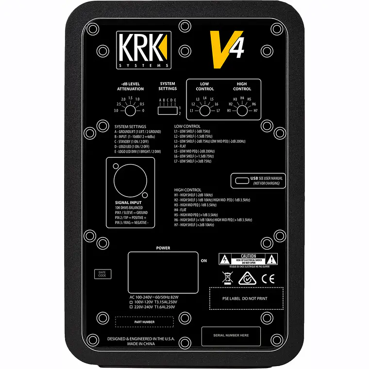 KRK V4 S4 Monitores de Estudio (2 Piezas) 4