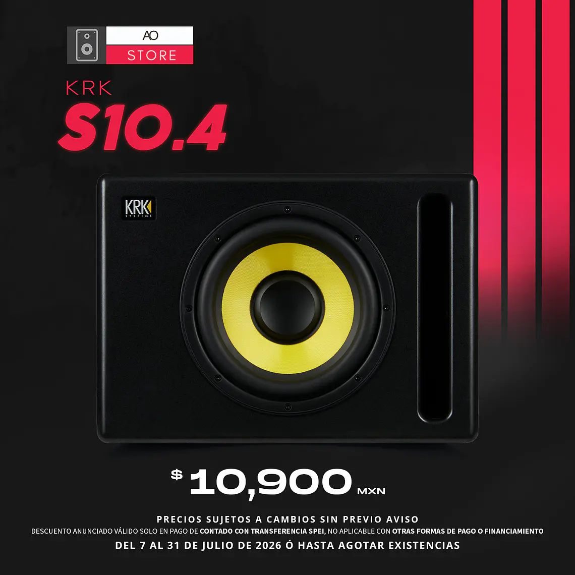 KRK S10.4 Subwoofer de Estudio 1
