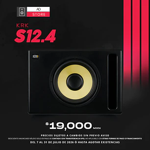 KRK S12.4 Subwoofer de Estudio