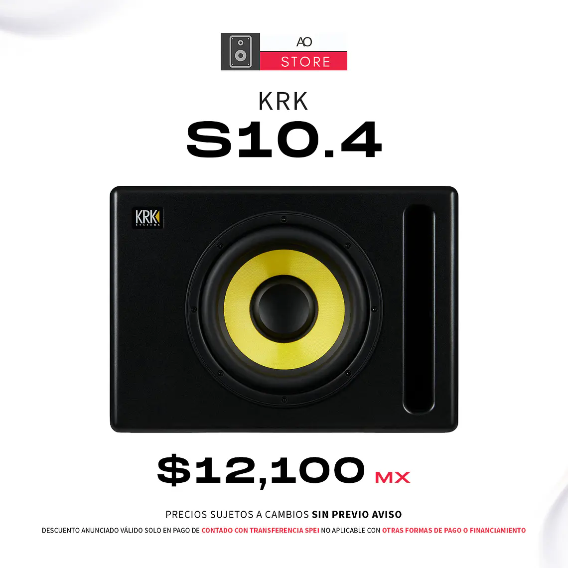 KRK S10.4 Subwoofer de Estudio 1