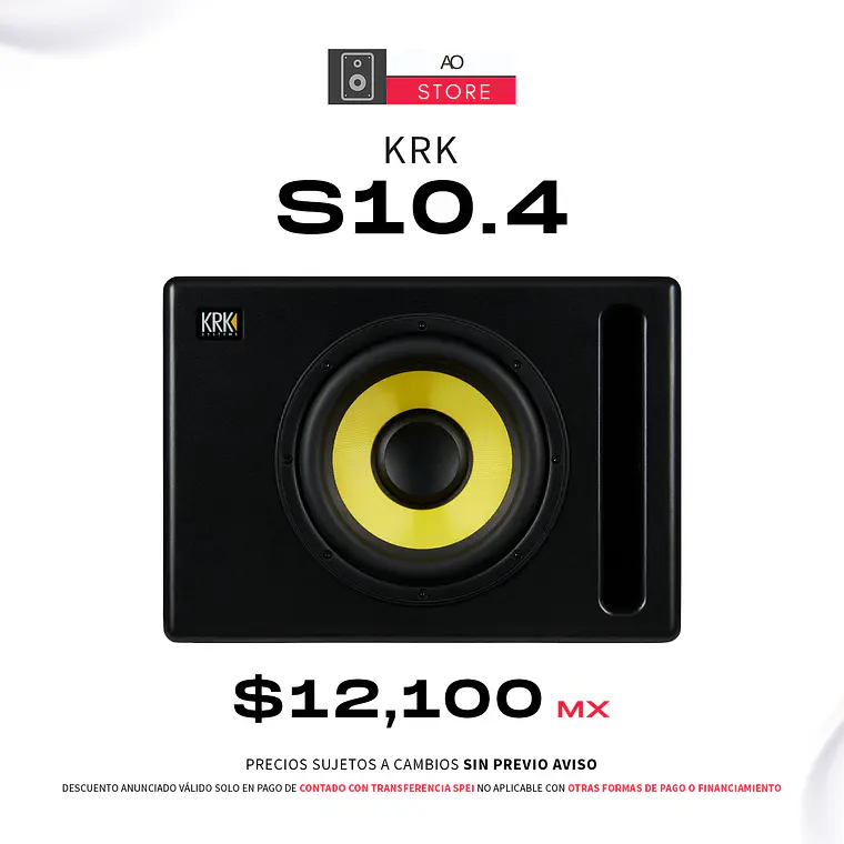 KRK S10.4 Subwoofer de Estudio 1
