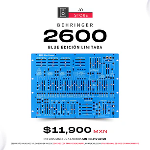 Behringer 2600 Blue Edición Limitada Sintetizador Analogico Semi Modular