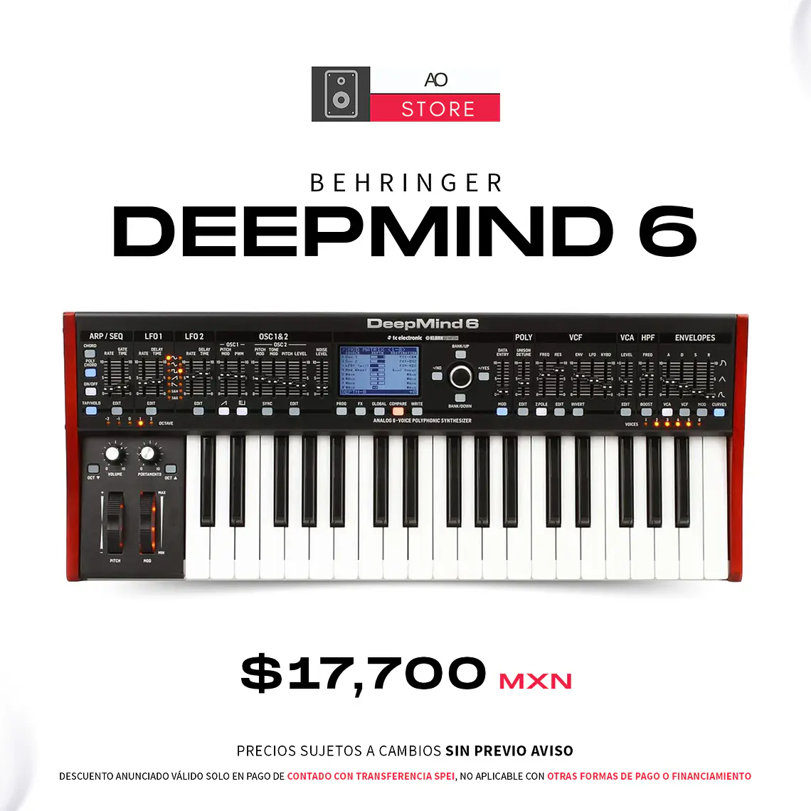 Behringer Deepmind 6 Sintetizador Analógico 2