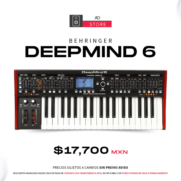 Behringer Deepmind 6 Sintetizador Analógico 2
