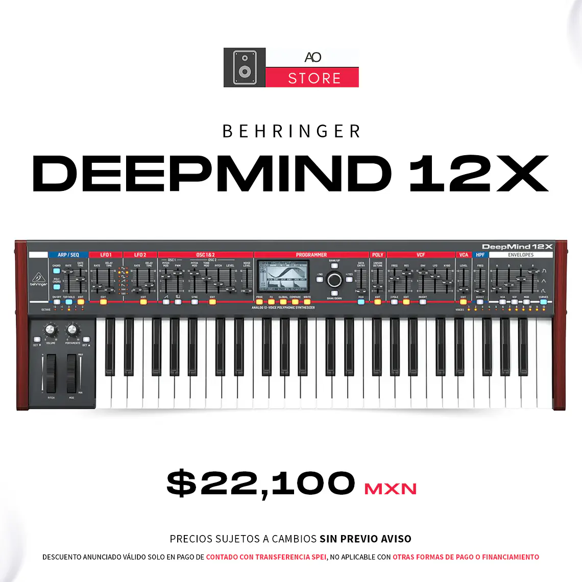 Behringer Deepmind 12X Sintetizador Polifónico 1