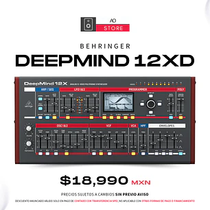 Behringer Deepmind 12Xd Desktop Sintetizador Polifónico