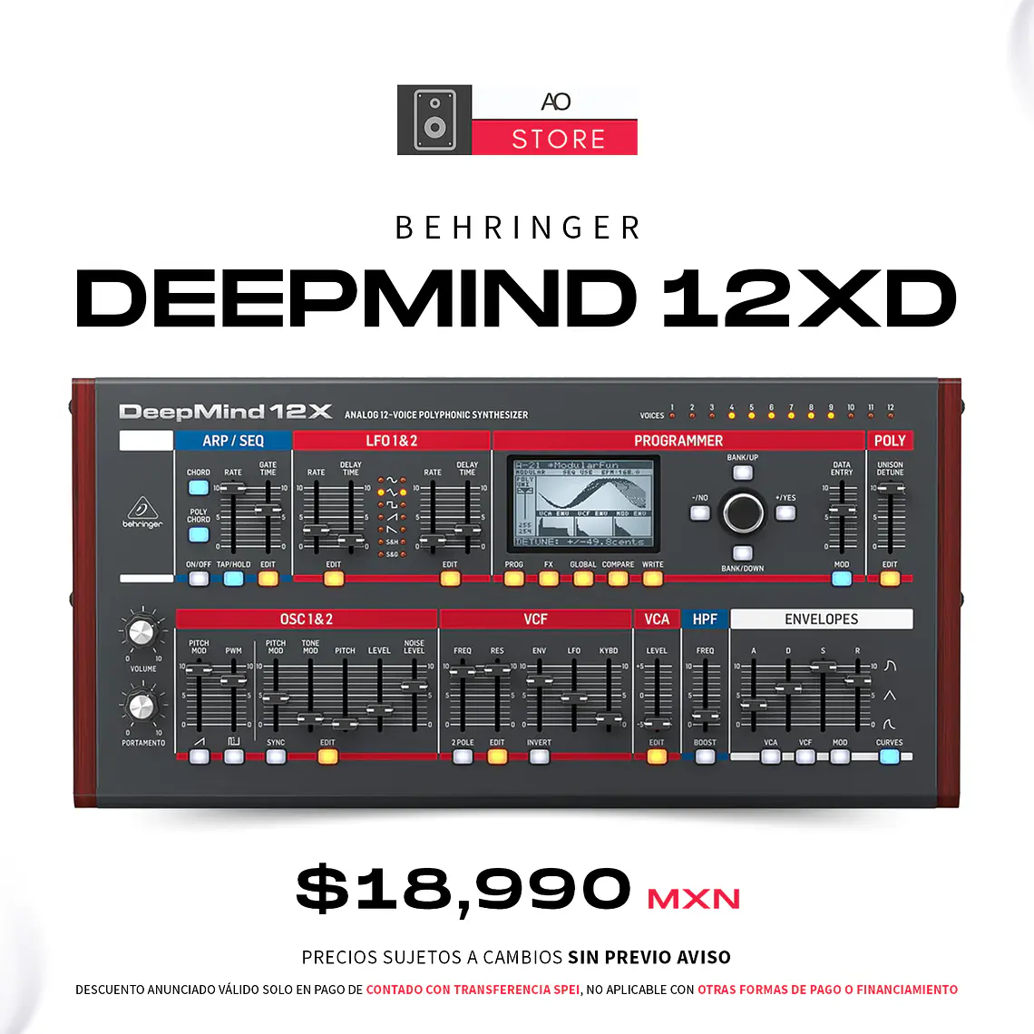 Behringer Deepmind 12Xd Desktop Sintetizador Polifónico 2