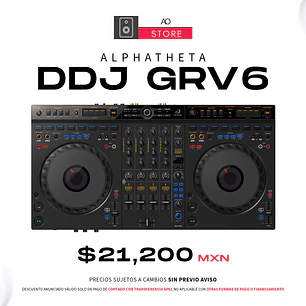 AlphaTheta DDJ GRV6 Controlador para DJ de 4 Canales 