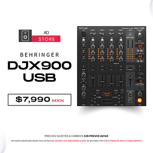 Behringer DJX900USB Mezcladora para DJ de 5 Canales