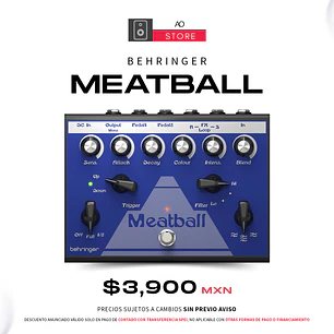 Behringer Meatball Pedal de Filtros