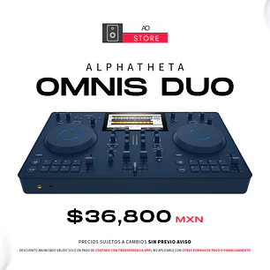 AlphaTheta Omnis Duo Reproductor Multimedia para DJ