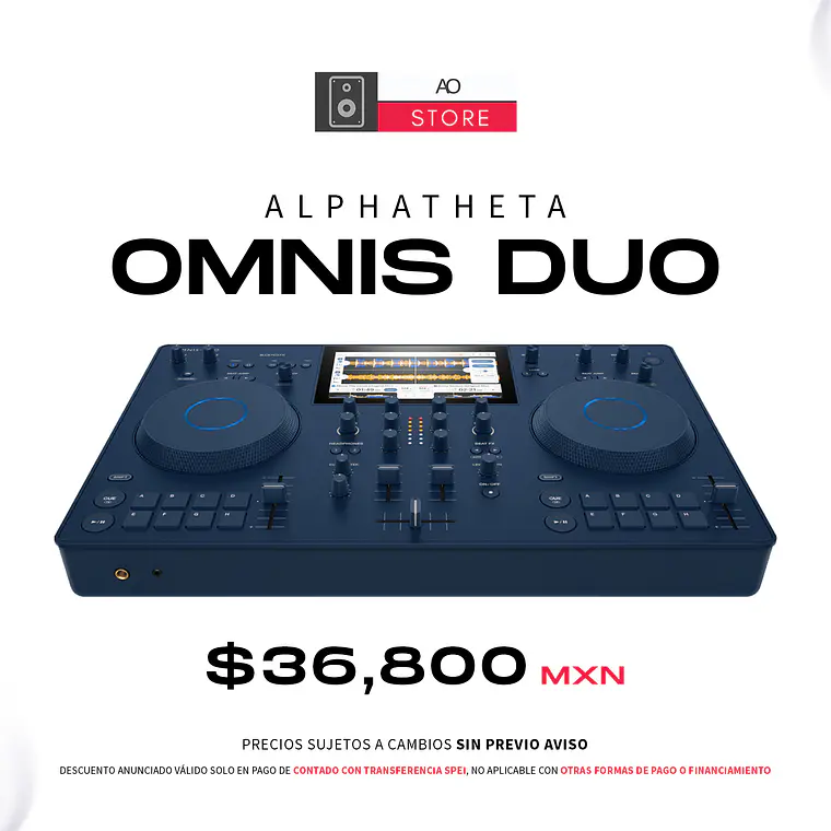 AlphaTheta Omnis Duo Reproductor Multimedia para DJ 2