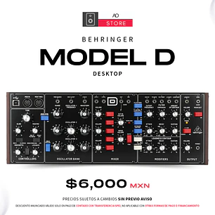 Behringer Model D Desktop Sintetizador Analógico