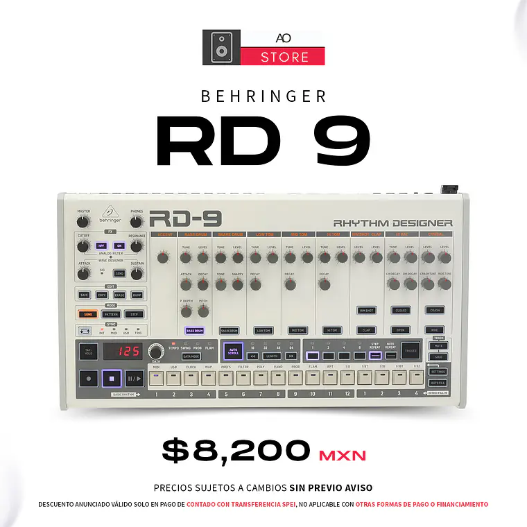Behringer RD 9 Caja de Ritmos 2