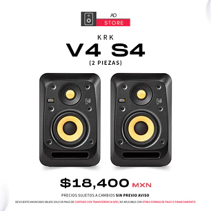 KRK V4 S4 Monitores de Estudio (2 Piezas)