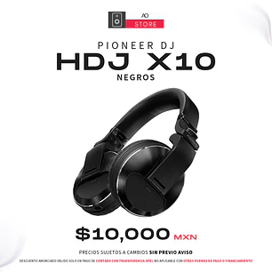 Pioneer DJ HDJ X10 Color Negro Audífonos Profesionales