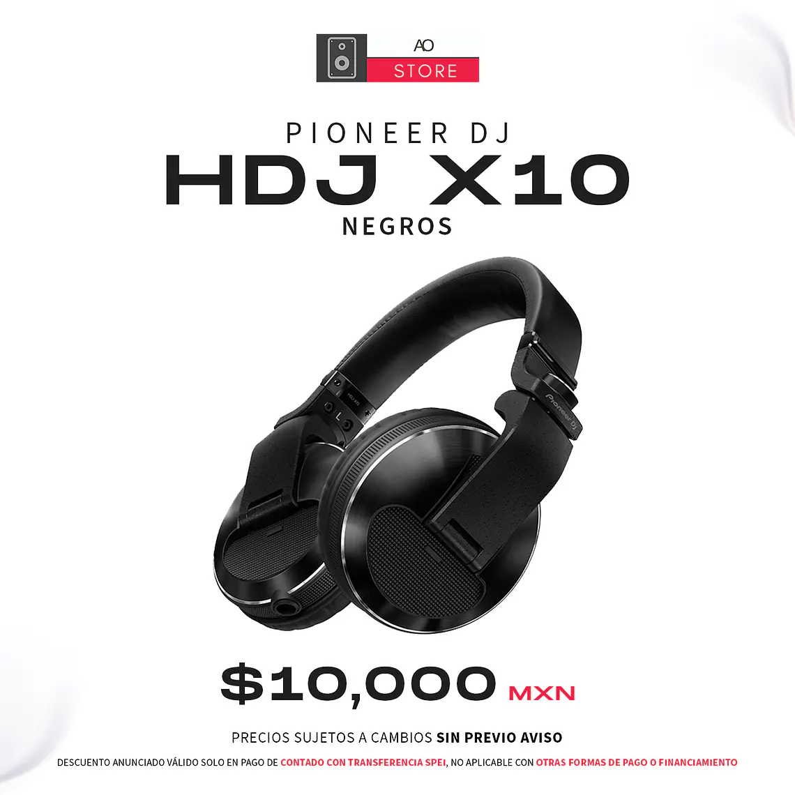 Pioneer DJ HDJ X10 Color Negro Audífonos Profesionales 2