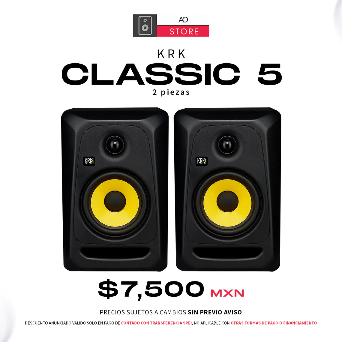 KRK Classic 5 Monitores de Estudio (2 Piezas) 1