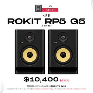 KRK Rokit RP5 G5 Monitores de Estudio (2 Piezas)