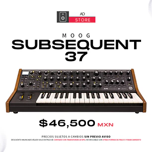 Moog Subsequent 37 Sintetizador Analógico Parafónico