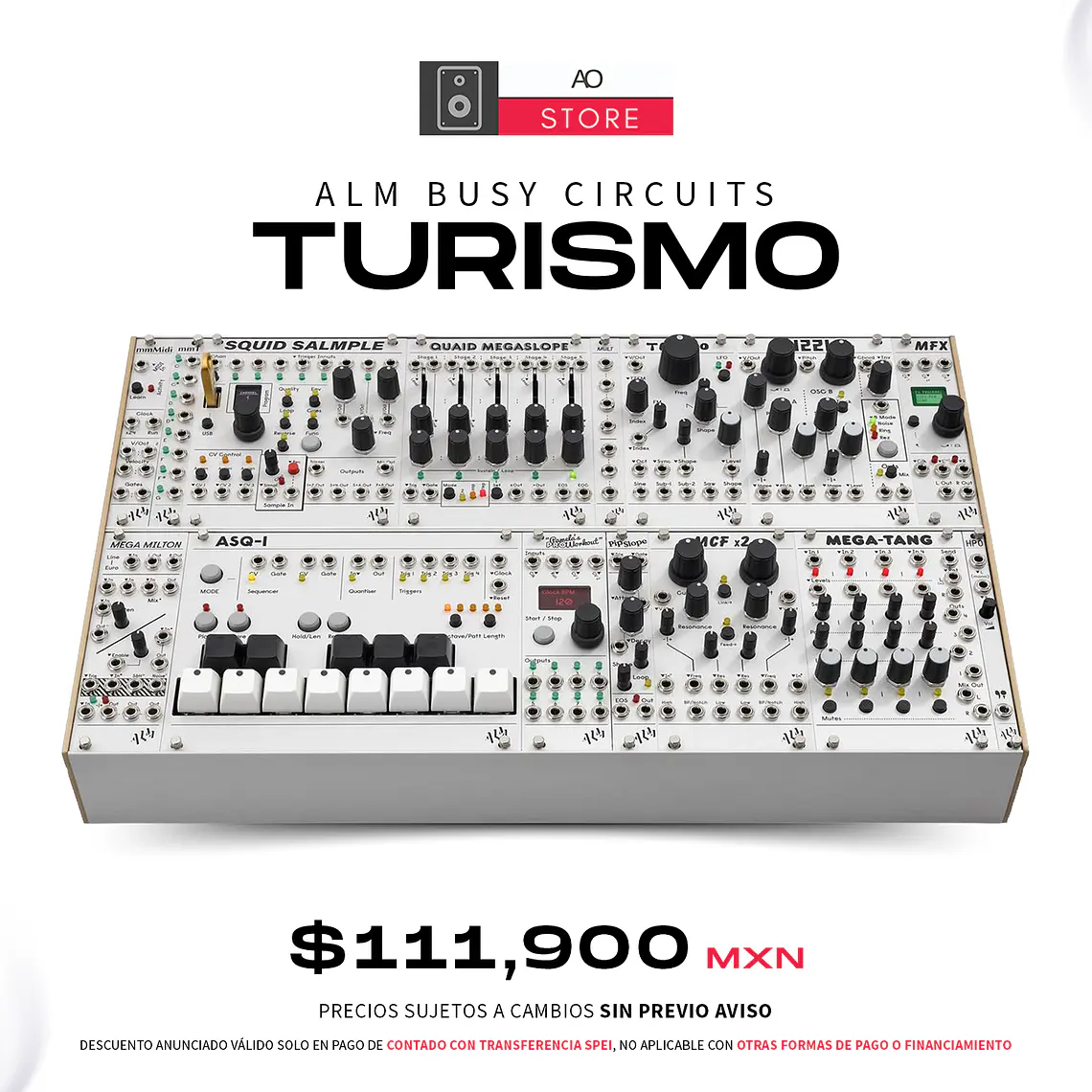 ALM Busy Circuits Turismo Sintetizador Modular Eurorack 1