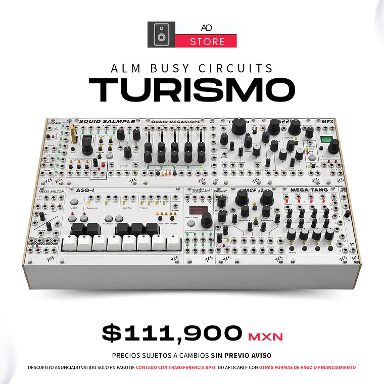 ALM Busy Circuits Turismo Sintetizador Modular Eurorack 1
