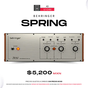 Behringer Spring Reverberation 646 Módulo de Reverb