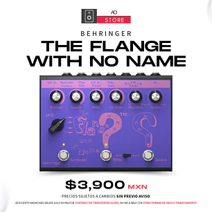 Behringer The Flange with No Name Pedal de Flanger