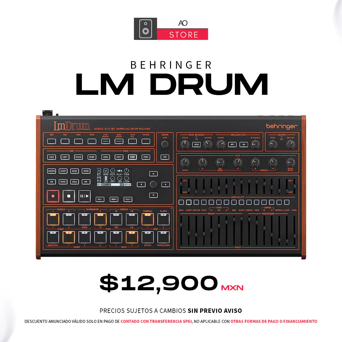 Behringer Lm Drum Caja de Ritmos 1