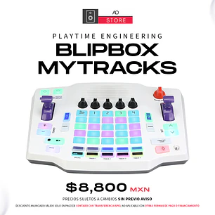 Playtime Engineering BlipBlox myTracks Secuenciador, Sampler y Caja de Ritmos