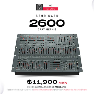 Behringer 2600 Gray Meanie Sintetizador Analogico Semi Modular