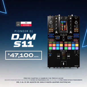 Pioneer DJ DJM S11 Mezcladora para DJ