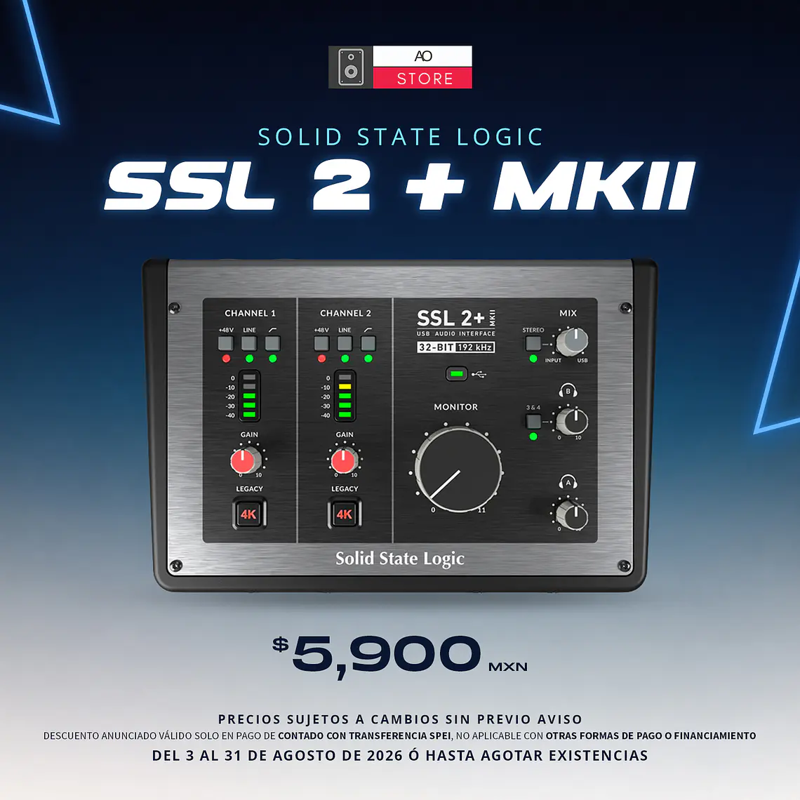 Solid State Logic SSL 2+ MkII Interfaz de Audio 1