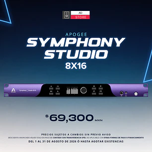Apogee Symphony Studio 8x16 Interfaz de Audio