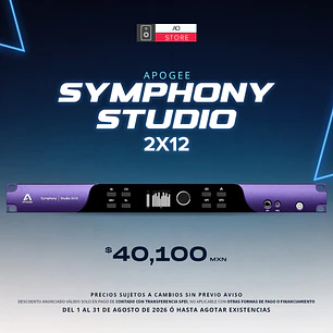 Apogee Symphony Studio 2x12  Interfaz de Audio
