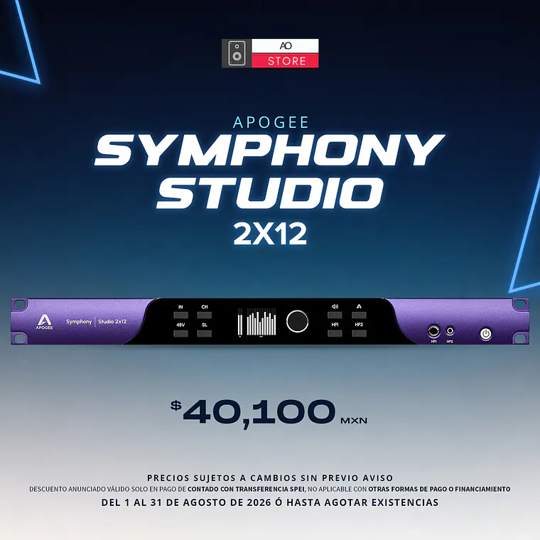 Apogee Symphony Studio 2x12  Interfaz de Audio 2