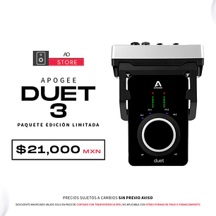 Apogee Duet 3 Paquete Edición Limitada Interfaz de Audio
