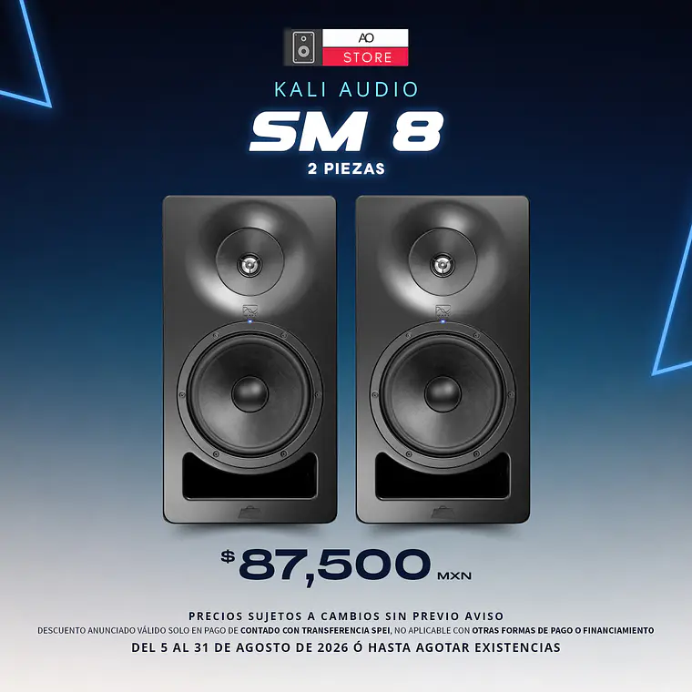 Kali Audio Sm 8 Monitores de Estudio (2 Piezas) 2