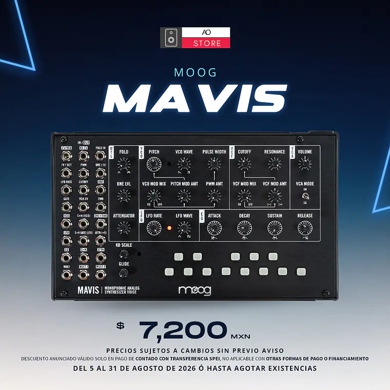 Moog Mavis Sintetizador Analógico 2