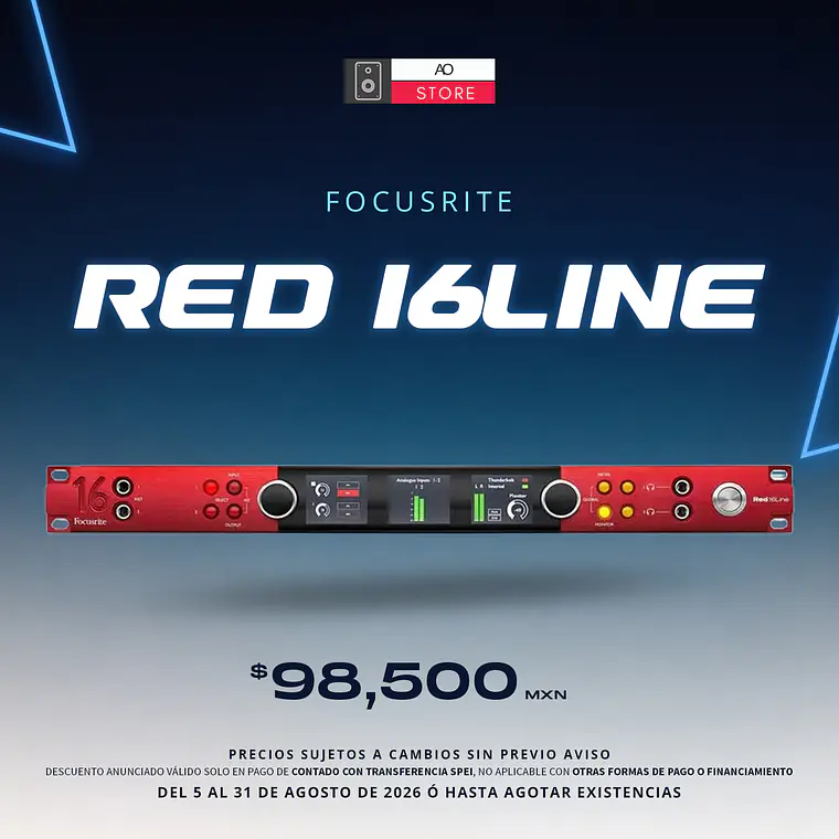 Focusrite Red 16Line Interfaz de Audio 1
