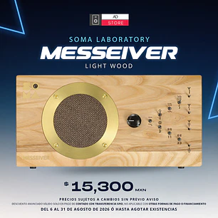 Soma Laboratory Messeiver Light Wood Radio de Onda Corta