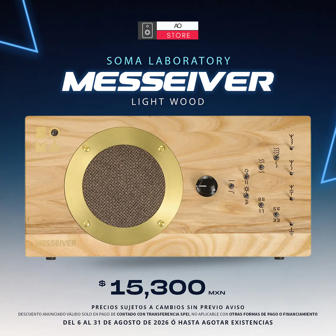 Soma Laboratory Messeiver Light Wood Radio de Onda Corta 2