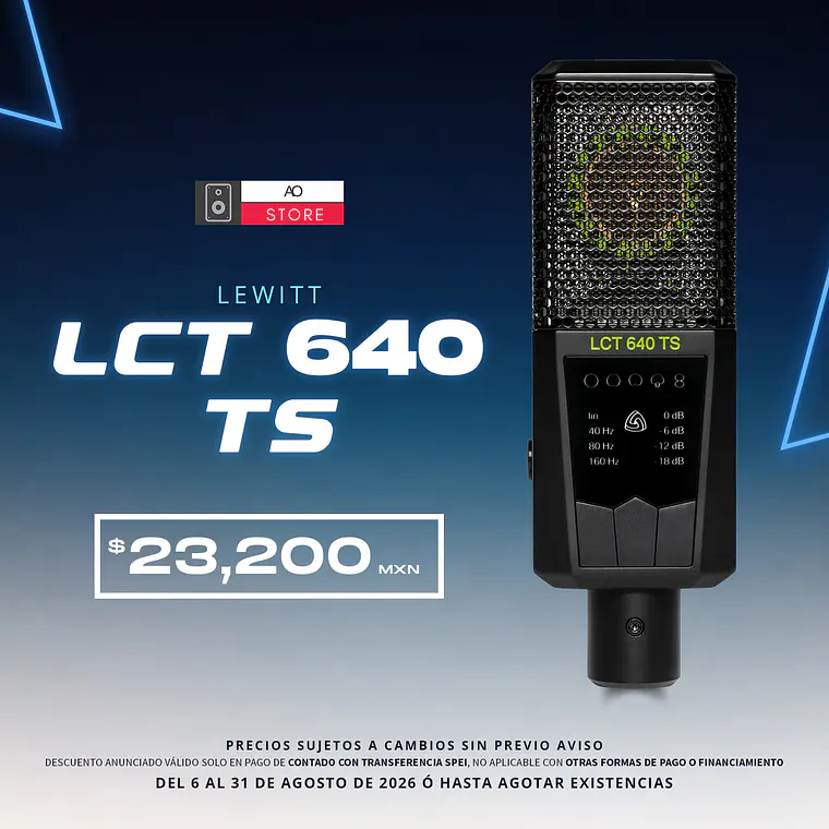 Lewitt Lct 640 Ts Micrófono Multipatrón 1