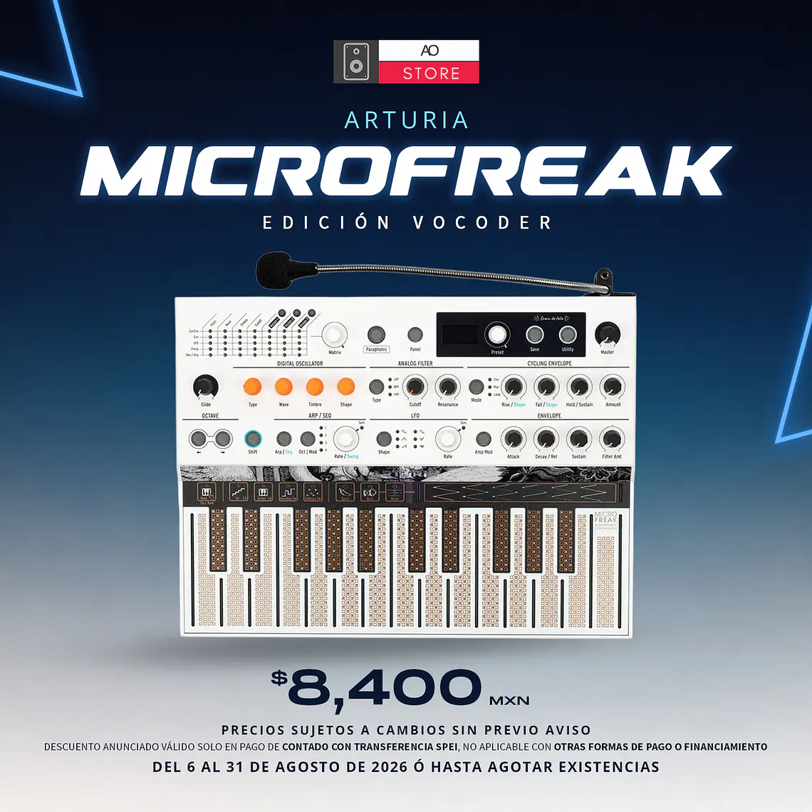 Arturia Microfreak Edición Vocoder Sintetizador Híbrido 2